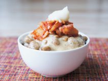 甘酒キムチ納豆ご飯