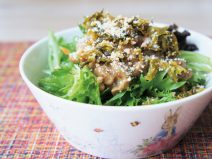 たらこ高菜納豆サラダ