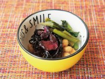 小松菜としばきゅう納豆