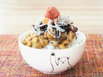 梅納豆しらす昆布明太子ご飯