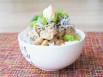 納豆しらすネギマヨごはん
