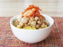 キムチ納豆カレーチャーハン