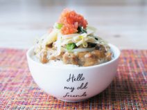 小松菜ともやしの納豆ご飯