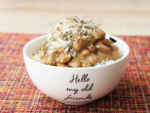 タラごま昆布納豆ご飯