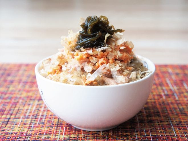 シーフード納豆ご飯