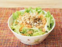 シャケかつお納豆サラダ