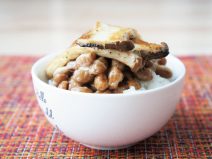 エリンギ納豆ご飯