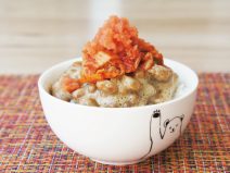 明太子キムチ納豆ご飯