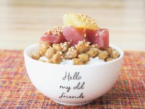 まぐろ数の子納豆ご飯