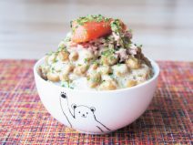 明太子シーチキン納豆ご飯