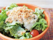 シャケたらこチーズ納豆サラダ