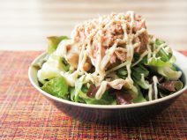 燻製マヨ納豆シーチキンサラダ