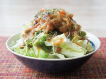 おろし納豆わさび切干し大根サラダ