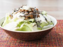 塩昆布納豆豆腐サラダ