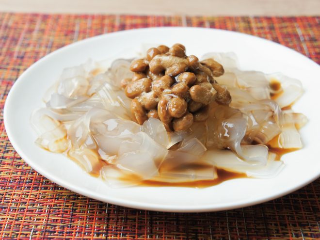 黒蜜納豆くずきり