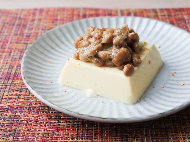 島みかんスパイス納豆たまご豆腐