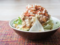 天かすキムチ納豆シーチキンサラダ