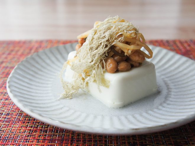 とろろ昆布ナムル納豆えだまめ豆腐