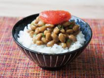 明太子ねぎからし納豆麦ごはん