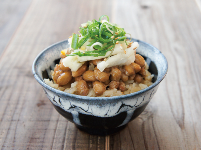 割干ゆず大根ねぎ納豆炊き込みご飯