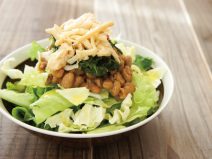 穂先メンマわさび高菜納豆サラダ