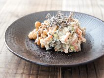 塩こんぶ納豆白和え