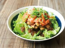明太イカねぎ納豆サラダ