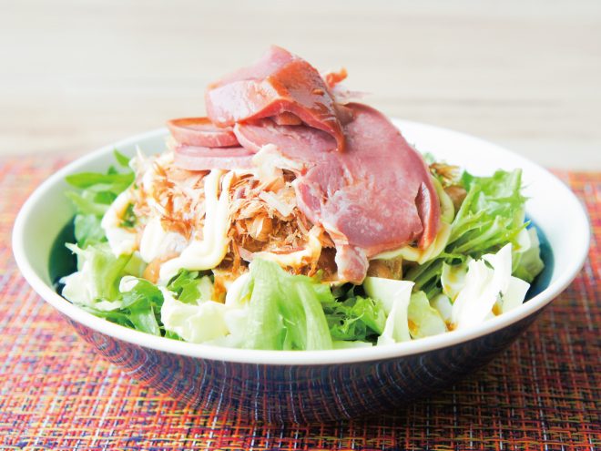 かつおマヨ納豆タンサラダ