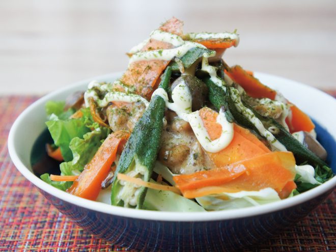 簡単納豆レシピ｜野菜炒めと青のりマヨ納豆サラダ