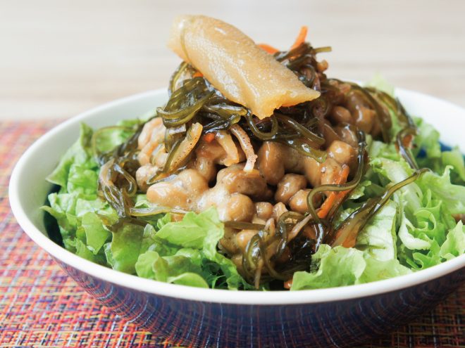 納豆数の子松前漬けサラダ