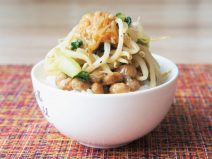 バタポンもやし納豆ご飯