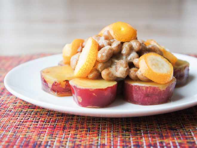 きんかん納豆さつまいもの甘露煮