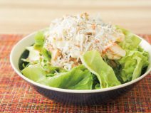 胡麻じゃこ納豆オニオンマカロニサラダ