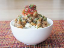 納豆明太子梅くらげマヨご飯