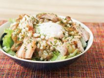 天玉ジャークチキン納豆サラダ