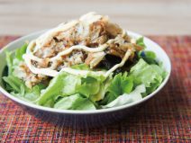 マヨのり天かつお納豆サラダ