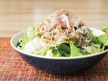 ゆずイカ納豆じゃこサラダ