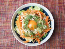 天玉ねぎ納豆にんじんサラダ