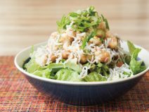 胡麻ネギじゃこ納豆卯の花オニオンサラダ