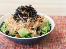 ひじき鰹納豆レモンオニオンサラダ