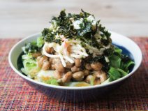 韓国のり納豆オニオンスパサラ