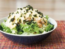 タルタルのり納豆サラダ