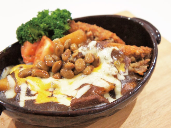 ビーフシチュー納豆