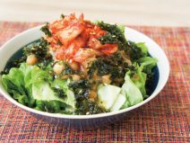 韓国のりキムチ納豆オニオンサラダ