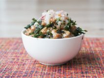 ゆずイカ海苔ごま納豆ご飯