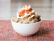 つぶ貝チャンジャ納豆マヨご飯