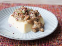 わさび梅納豆たまご豆腐