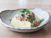 紫蘇じゃこスパイス納豆たまご豆腐