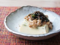 きくらげすりごま納豆枝豆たまご豆腐