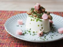 もろみソーセージあおさ納豆トウフ